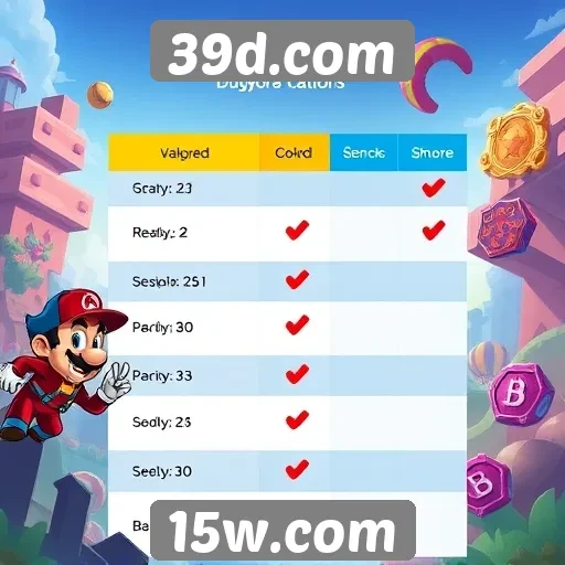 Comparação com outros sites de jogos populares