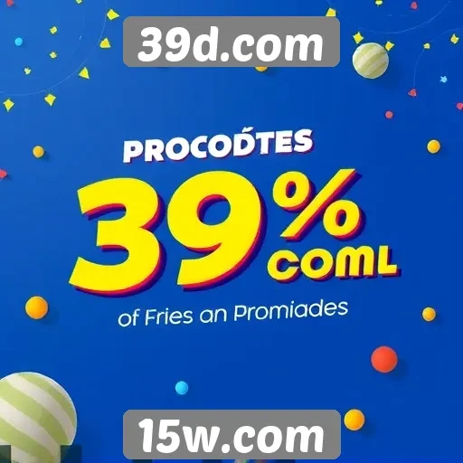 Promoções e ofertas disponíveis no 39d.com